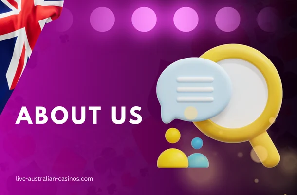 two people, loop, australian flag on purple background